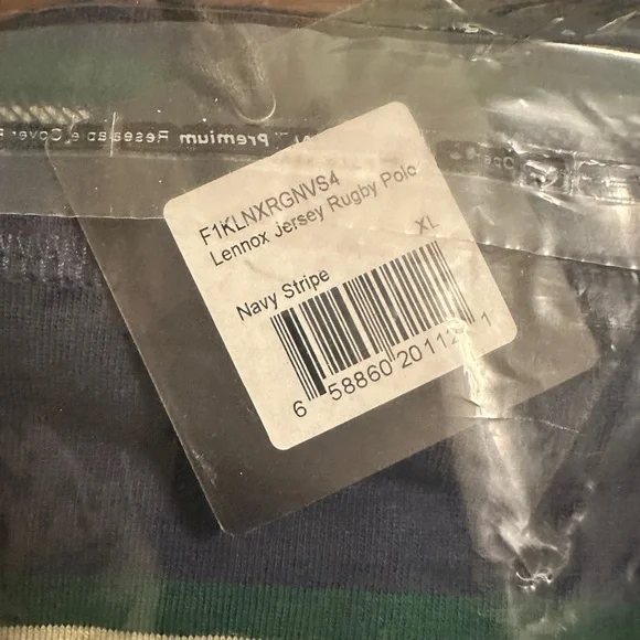 The Normal Brand Lenox Navy Stripe Jersey Rugby Polo - Picture 2 of 5